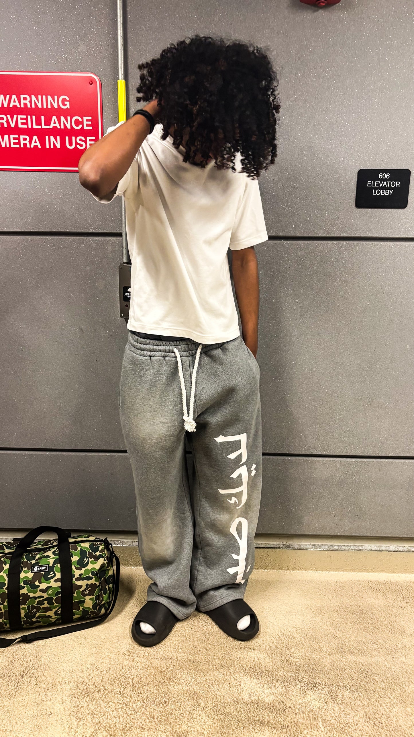 “Have Patience ” Oversized Sweats